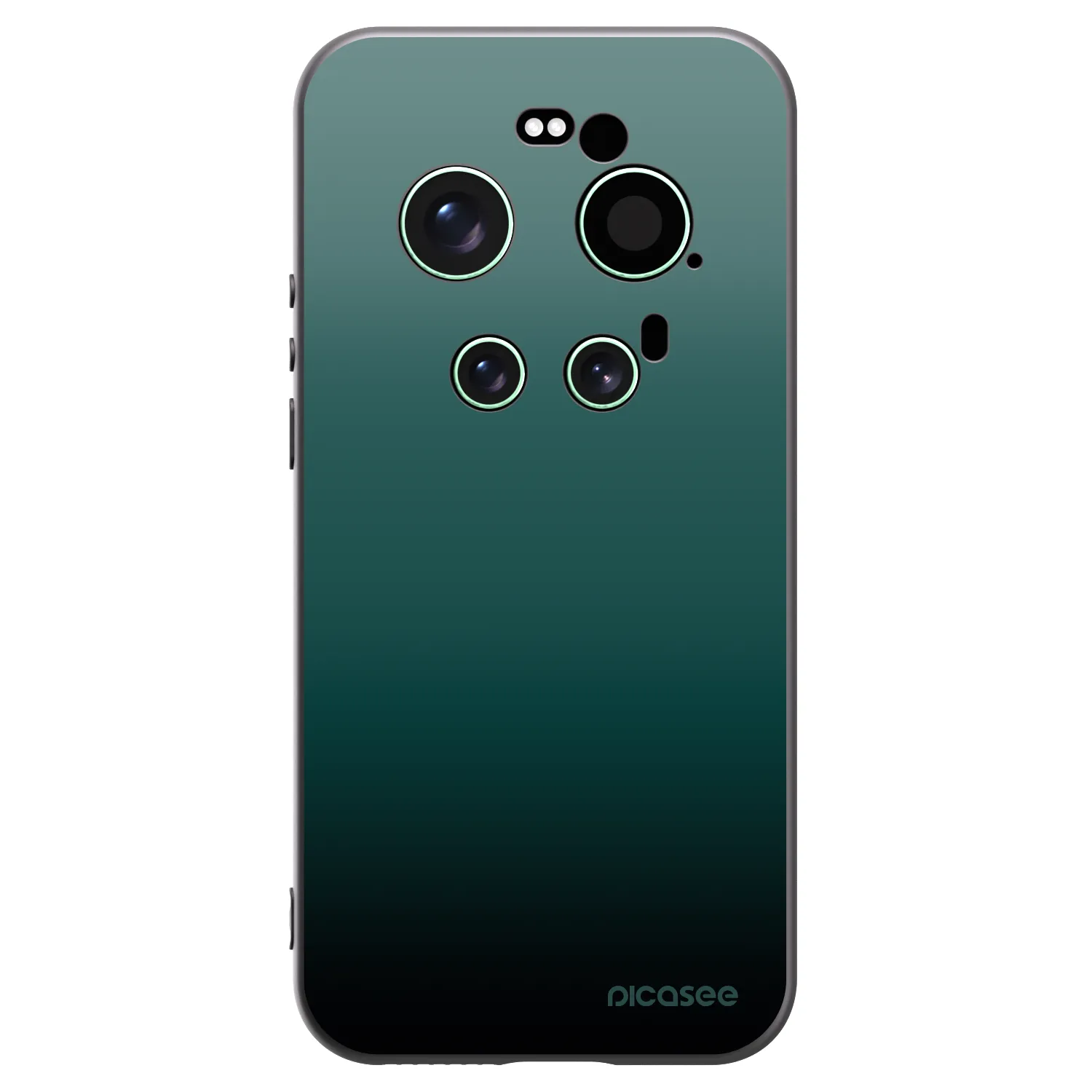 Picasee Xiaomi 17 Ultra Hülle - Schwarzes Silikon - Verdant Fade