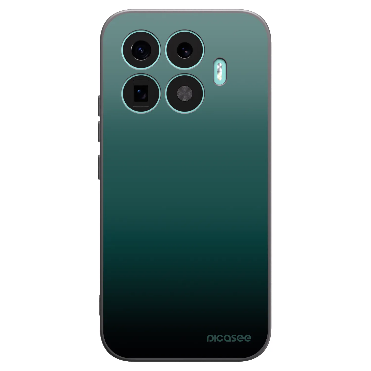 Picasee Xiaomi 17T Hülle - Schwarzes Silikon - Verdant Fade