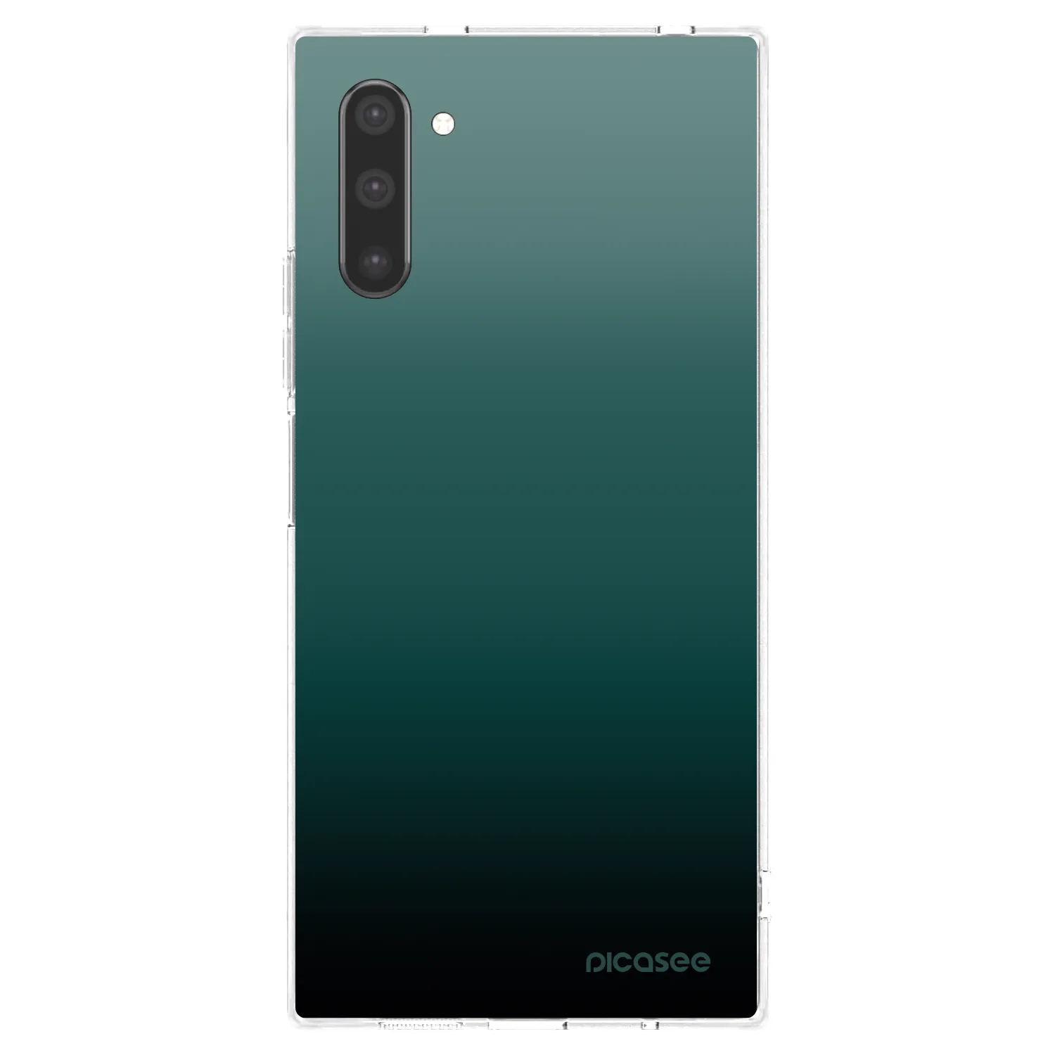 Picasee Samsung Galaxy Note 10 N970F Hülle - Transparentes Silikon - Verdant Fade