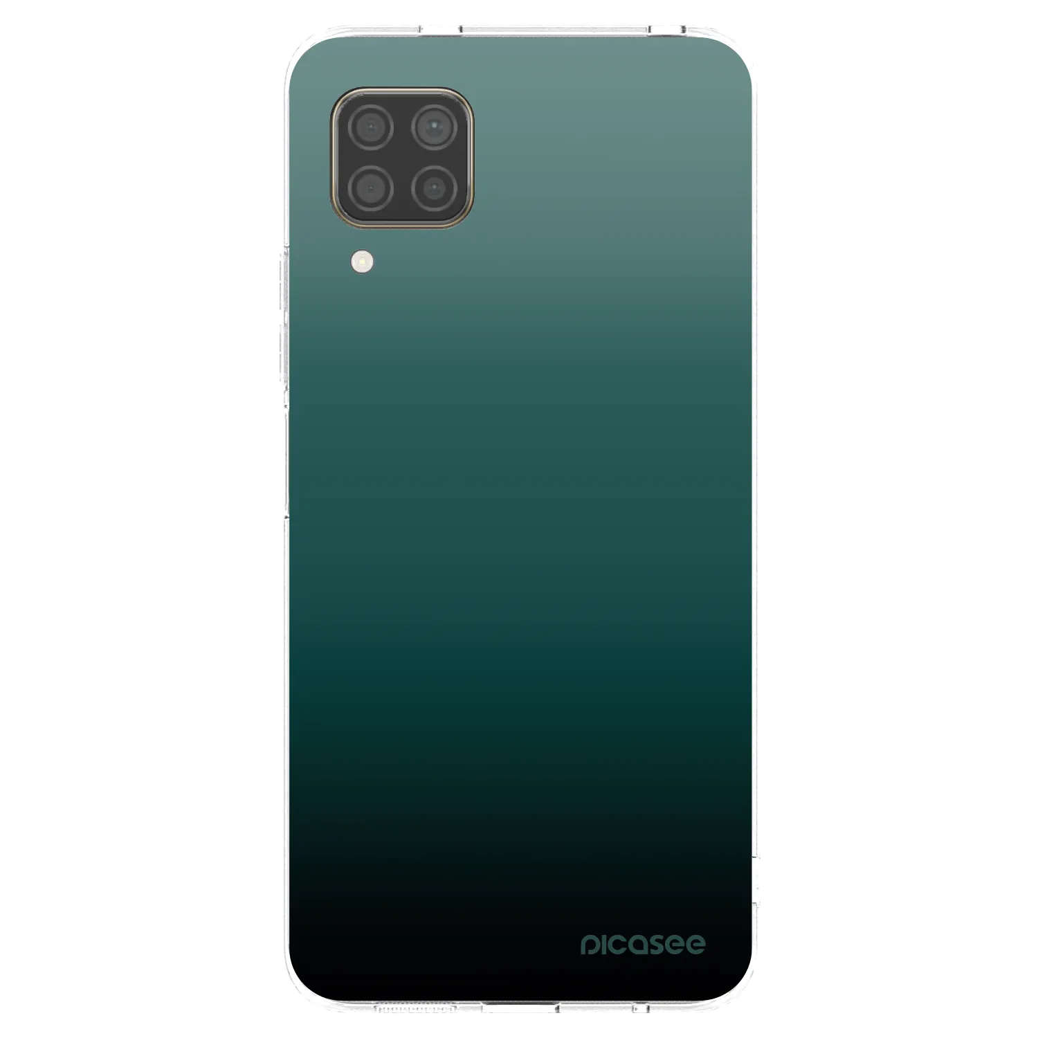 Picasee Huawei P40 Lite Hülle - Transparentes Silikon - Verdant Fade