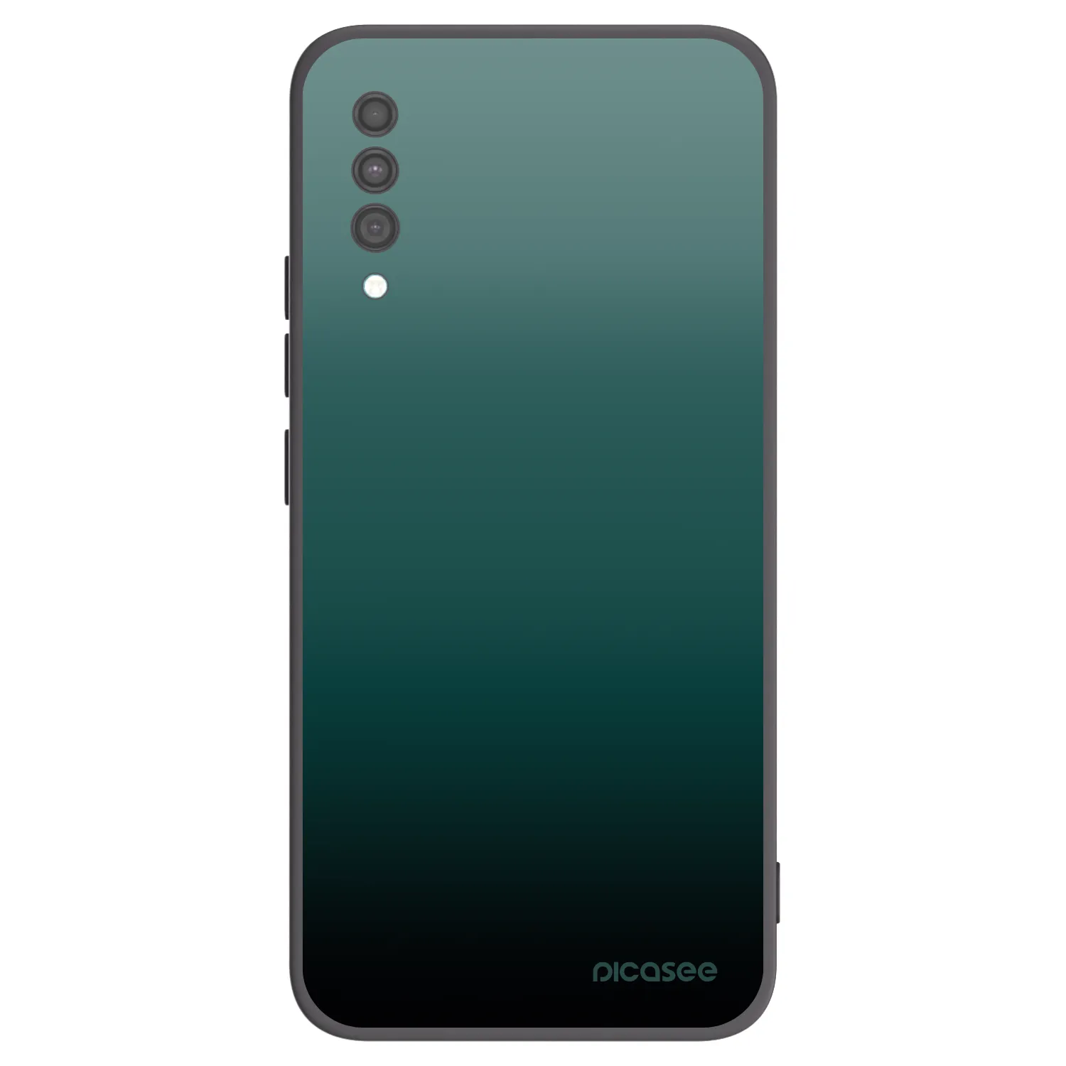 Picasee Samsung Galaxy A30s A307F Hülle - Schwarzes Silikon - Verdant Fade