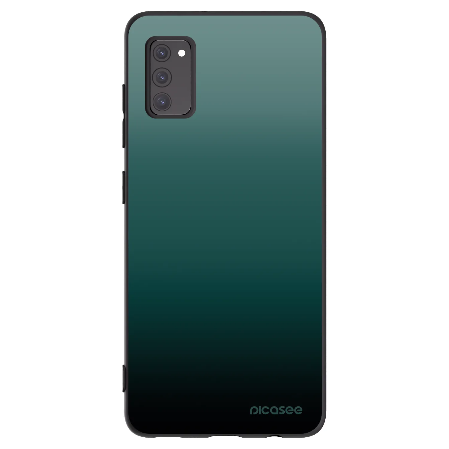Picasee Samsung Galaxy A41 A415F Hülle - Schwarzes Silikon - Verdant Fade