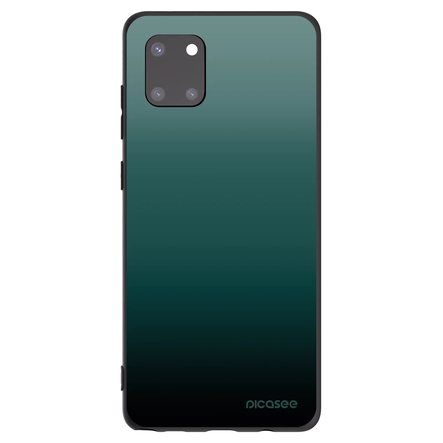 Picasee Samsung Galaxy Note 10 Lite N770F Hülle - Schwarzes Silikon - Verdant Fade
