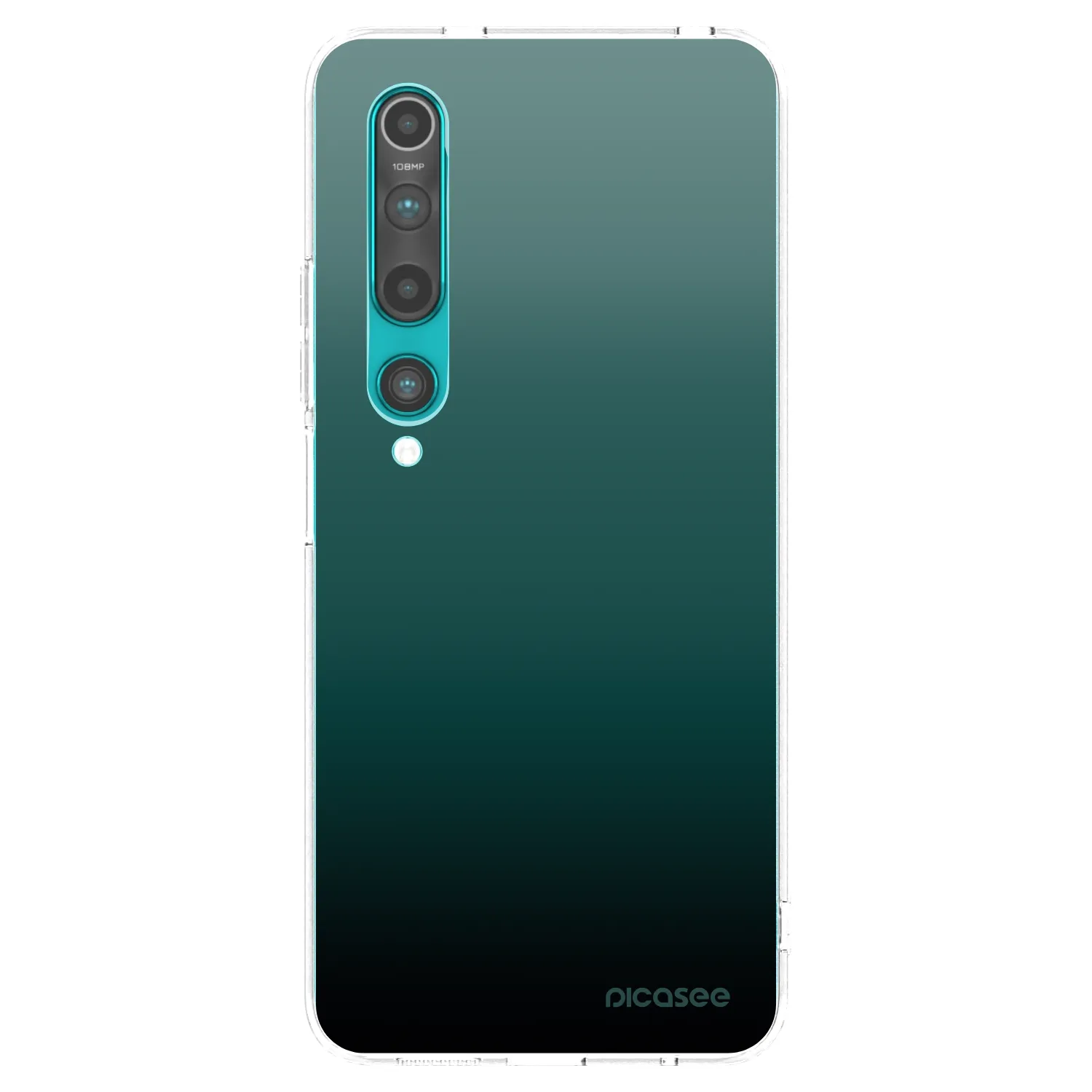 Picasee Xiaomi Mi 10 Hülle - Transparentes Silikon - Verdant Fade
