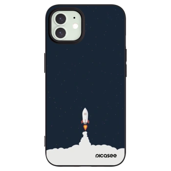 Picasee Apple iPhone 12 Hülle - Schwarzes Silikon - Astronaut 2