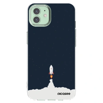Picasee Apple iPhone 12 Hülle - Transparentes Silikon - Astronaut 2