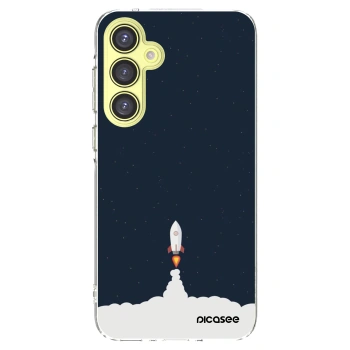 Picasee Samsung Galaxy A35 5G A356B Hülle - Transparentes Silikon - Astronaut 2