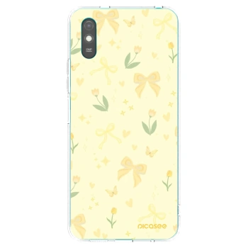 Picasee Xiaomi Redmi 9A Hülle - Transparentes Silikon - Honey Blossom