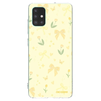 Picasee Samsung Galaxy M51 M515F Hülle - Transparentes Silikon - Honey Blossom