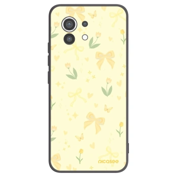 Picasee Xiaomi Mi 11 Hülle - Schwarzes Silikon - Honey Blossom