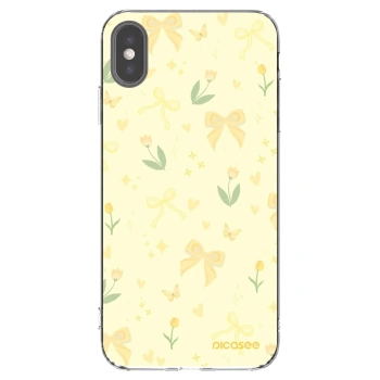 Picasee Apple iPhone XS Max Hülle - Transparentes Silikon - Honey Blossom