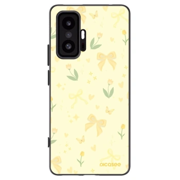 Picasee Xiaomi 11T Pro Hülle - Schwarzes Silikon - Honey Blossom