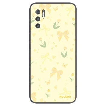 Picasee Xiaomi Poco M3 Pro 5G Hülle - Schwarzes Silikon - Honey Blossom
