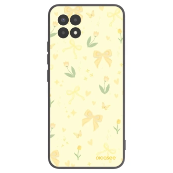 Picasee Realme 8i Hülle - Schwarzes Silikon - Honey Blossom