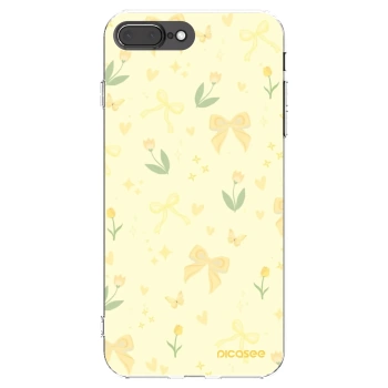 Picasee Apple iPhone 7 Plus Hülle - Transparentes Silikon - Honey Blossom