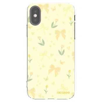 Picasee Apple iPhone X/XS Hülle - Transparentes Silikon - Honey Blossom