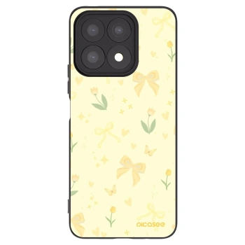 Picasee Honor X8a Hülle - Schwarzes Silikon - Honey Blossom