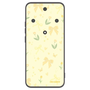 Picasee Honor Magic5 Lite 5G Hülle - Schwarzes Silikon - Honey Blossom