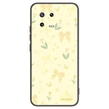 Picasee Xiaomi 13 Pro Hülle - Schwarzes Silikon - Honey Blossom
