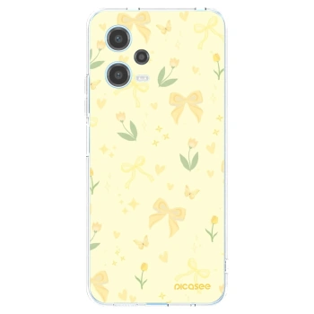 Picasee Xiaomi Redmi Note 12 5G Hülle - Transparentes Silikon - Honey Blossom