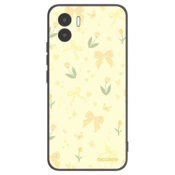 Picasee Xiaomi Redmi A2 Hülle - Schwarzes Silikon - Honey Blossom