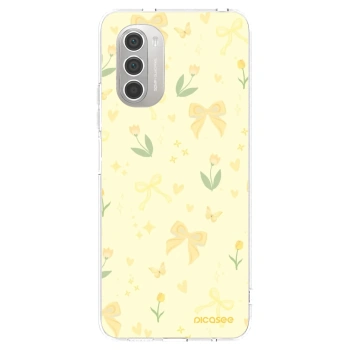 Picasee Motorola Moto G51 Hülle - Transparentes Silikon - Honey Blossom