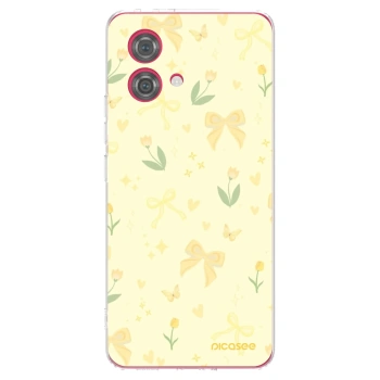 Picasee Motorola Moto G84 5G Hülle - Transparentes Silikon - Honey Blossom