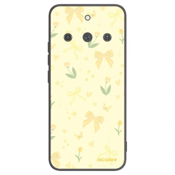 Picasee Realme 11 Pro+ Hülle - Schwarzes Silikon - Honey Blossom
