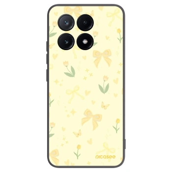 Picasee Xiaomi Poco X6 Pro Hülle - Schwarzes Silikon - Honey Blossom
