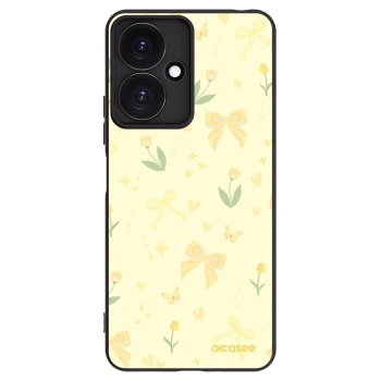 Picasee Xiaomi Redmi 13C 5G Hülle - Schwarzes Silikon - Honey Blossom