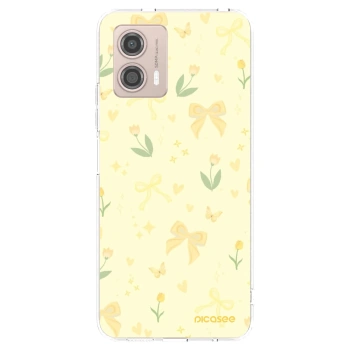 Picasee Motorola Moto G53 5G Hülle - Transparentes Silikon - Honey Blossom