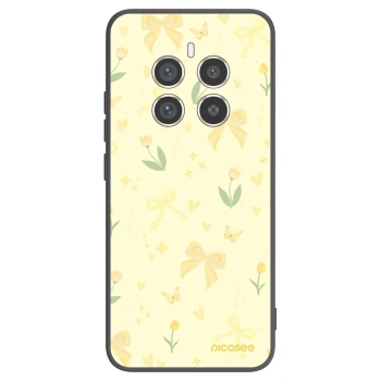 Picasee Realme 12 Pro 5G Hülle - Schwarzes Silikon - Honey Blossom