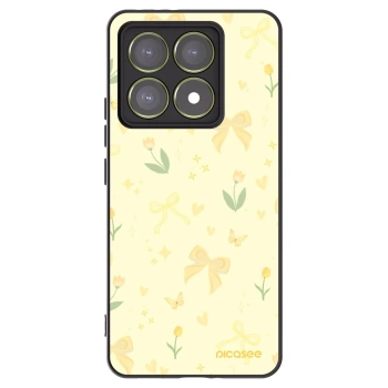 Picasee Xiaomi 14T Hülle - Schwarzes Silikon - Honey Blossom