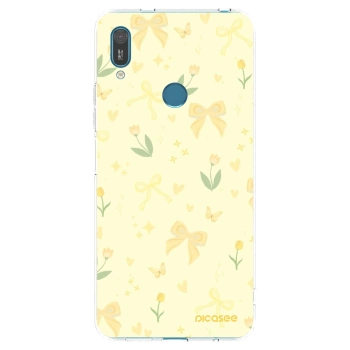 Picasee Huawei Y7 2019 Hülle - Transparentes Silikon - Honey Blossom