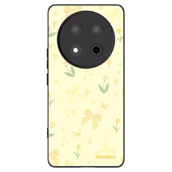 Picasee Honor Magic7 Lite 5G Hülle - Schwarzes Silikon - Honey Blossom