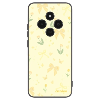 Picasee Xiaomi Poco C75 Hülle - Schwarzes Silikon - Honey Blossom