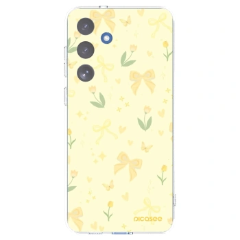 Picasee Samsung Galaxy S25 FE 5G Hülle - Transparentes Silikon - Honey Blossom