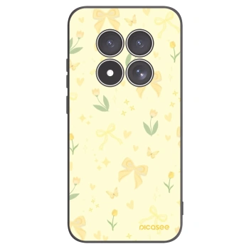 Picasee Xiaomi Redmi Note 15 Pro 5G Hülle - Schwarzes Silikon - Honey Blossom
