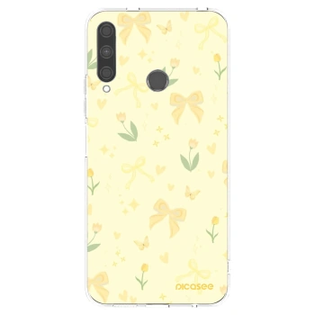 Picasee Huawei P40 Lite E Hülle - Transparentes Silikon - Honey Blossom