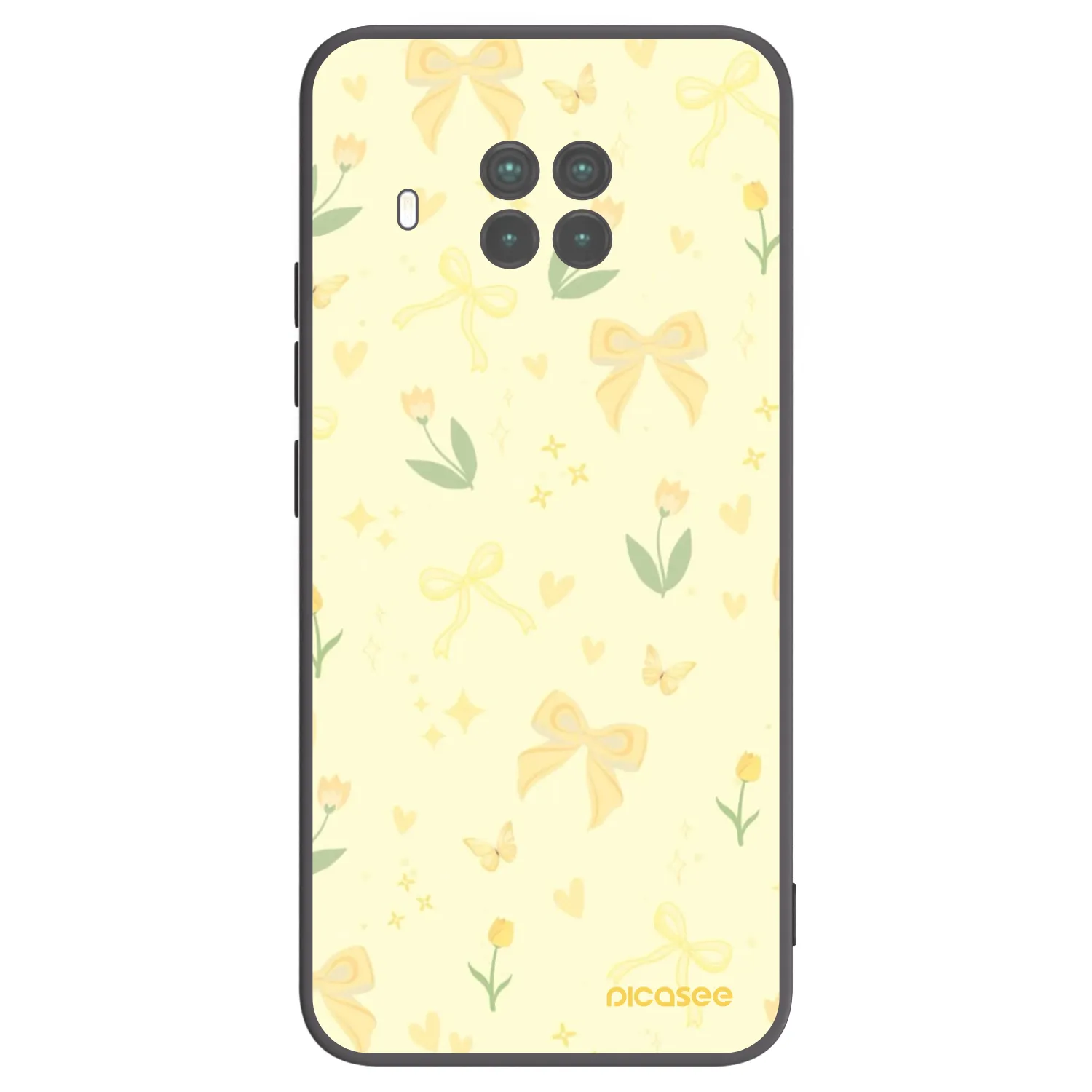 Picasee Xiaomi Mi 10T Lite Hülle - Schwarzes Silikon - Honey Blossom