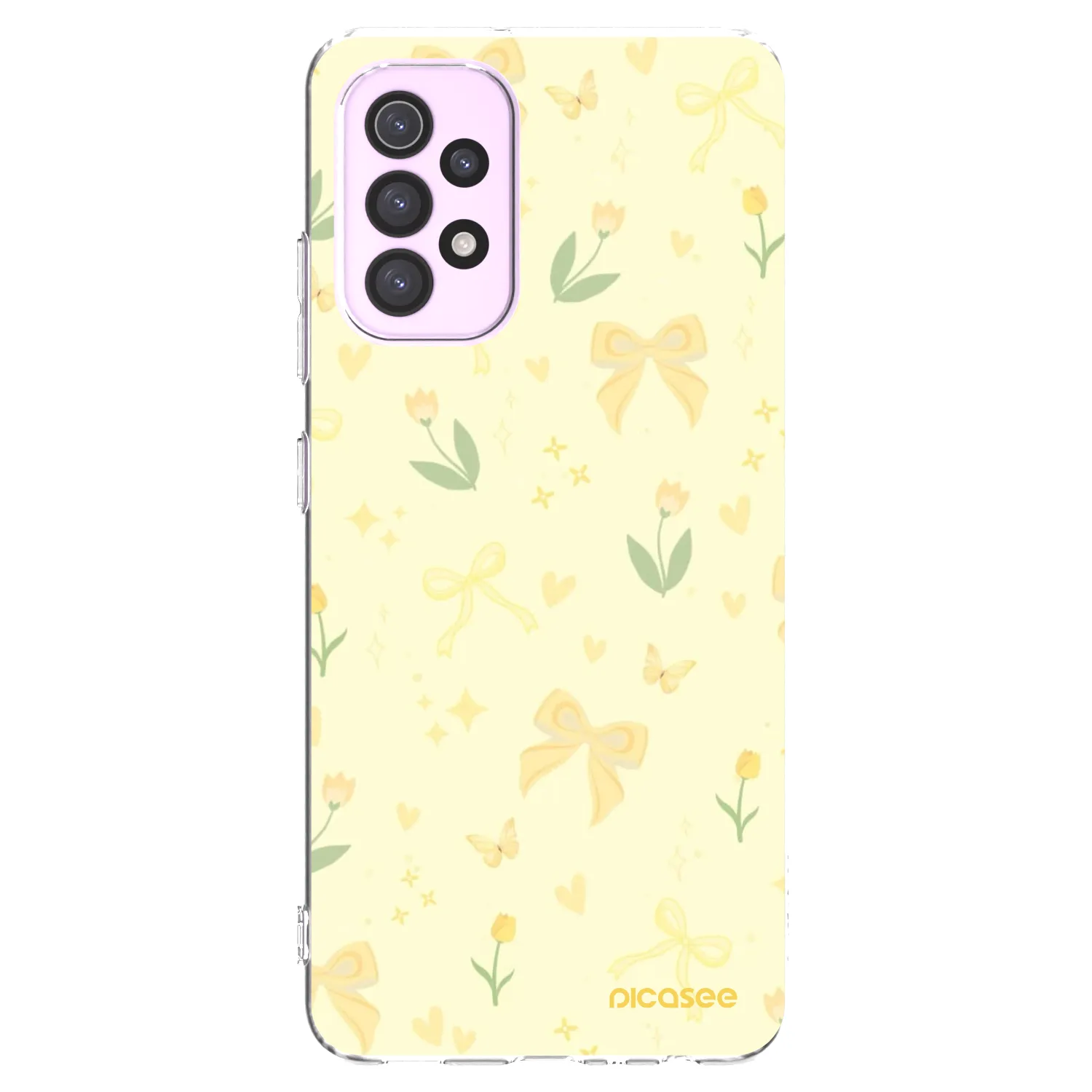 Picasee Samsung Galaxy A32 5G A326B Hülle - Transparentes Silikon - Honey Blossom