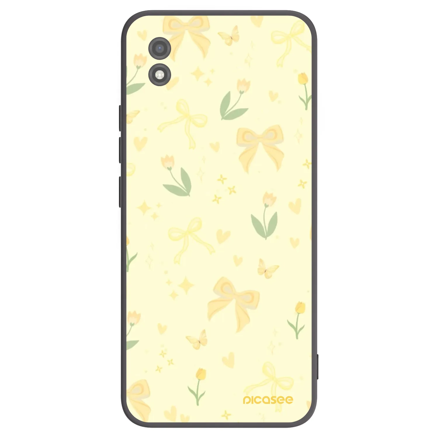Picasee Realme C11 (2021) Hülle - Schwarzes Silikon - Honey Blossom