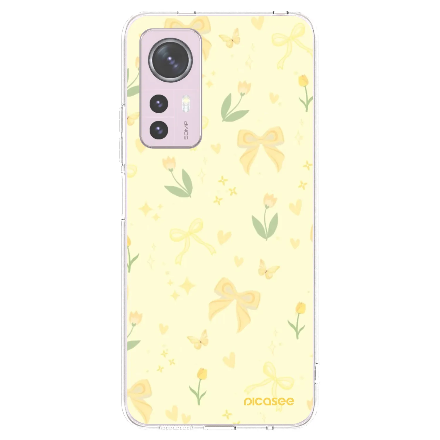 Picasee Xiaomi 12 Hülle - Transparentes Silikon - Honey Blossom
