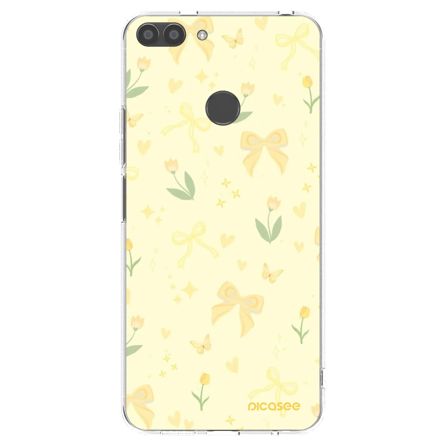 Picasee Huawei P Smart Hülle - Transparentes Silikon - Honey Blossom