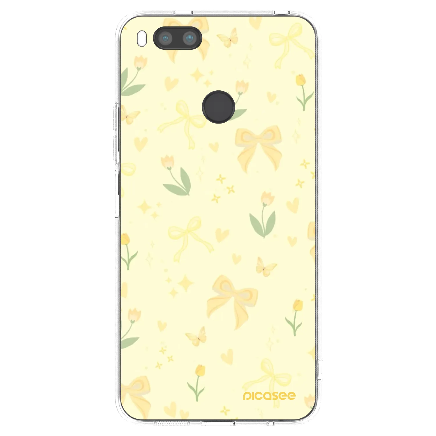 Picasee Xiaomi Redmi A1 Hülle - Transparentes Silikon - Honey Blossom