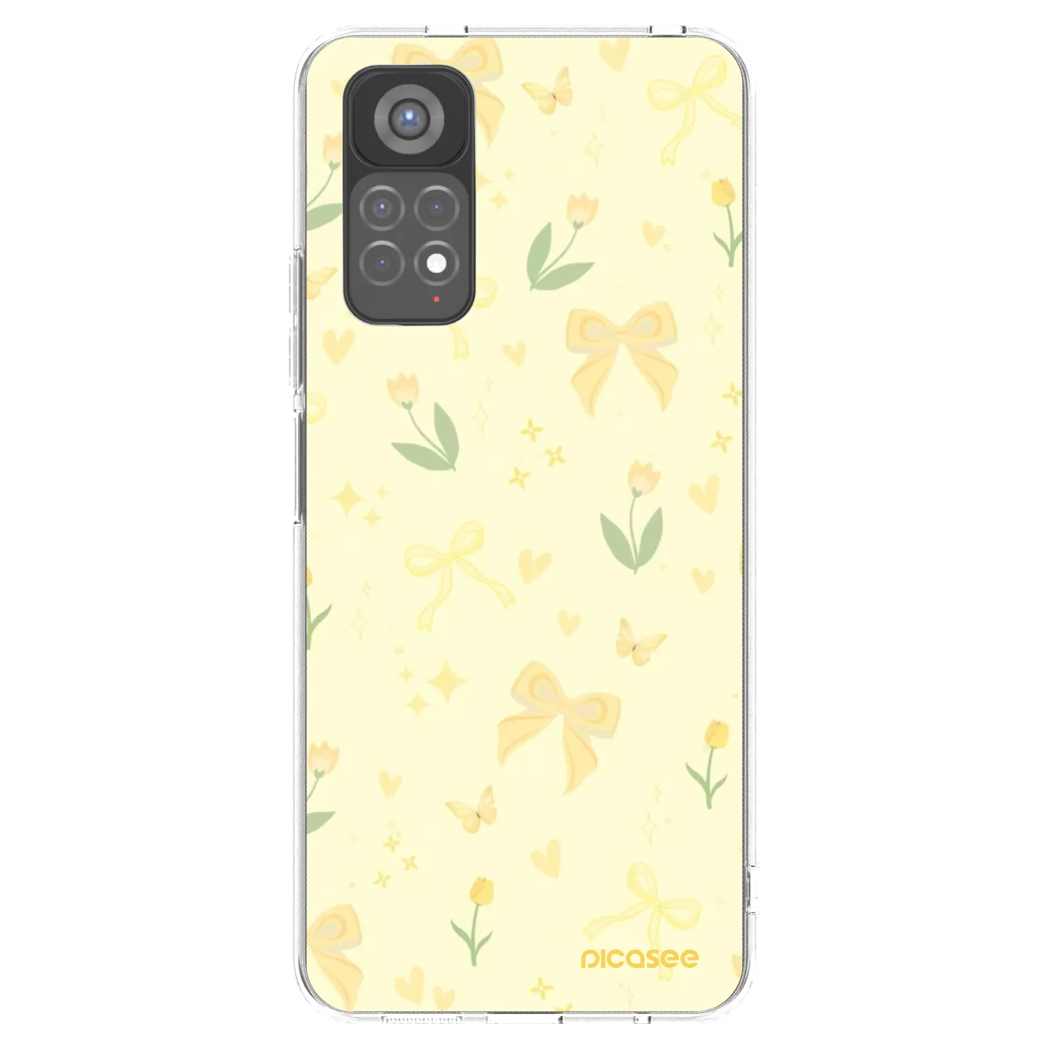 Picasee Xiaomi Redmi Note 11S 5G Hülle - Transparentes Silikon - Honey Blossom
