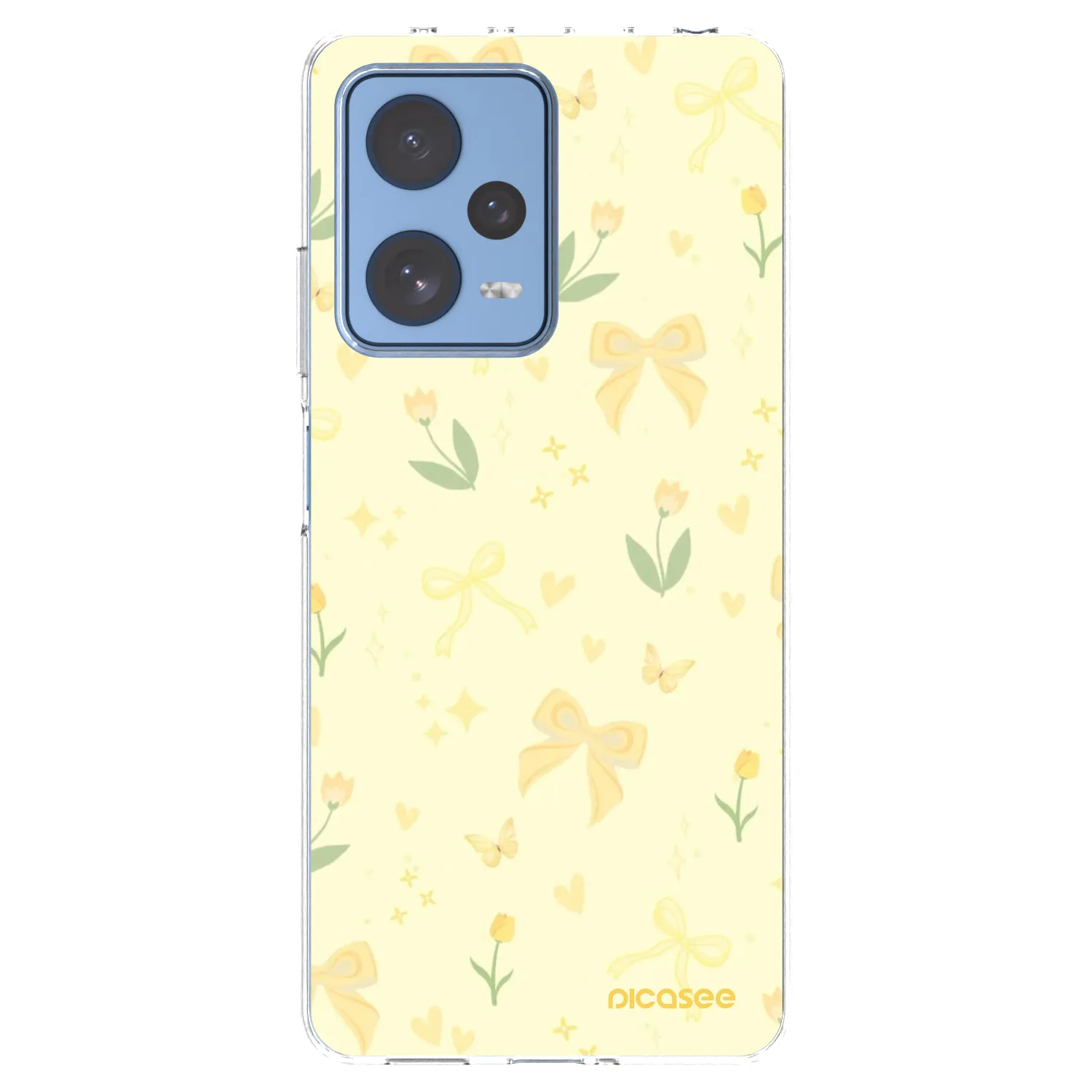 Picasee Xiaomi Redmi Note 12 Pro 5G Hülle - Transparentes Silikon - Honey Blossom