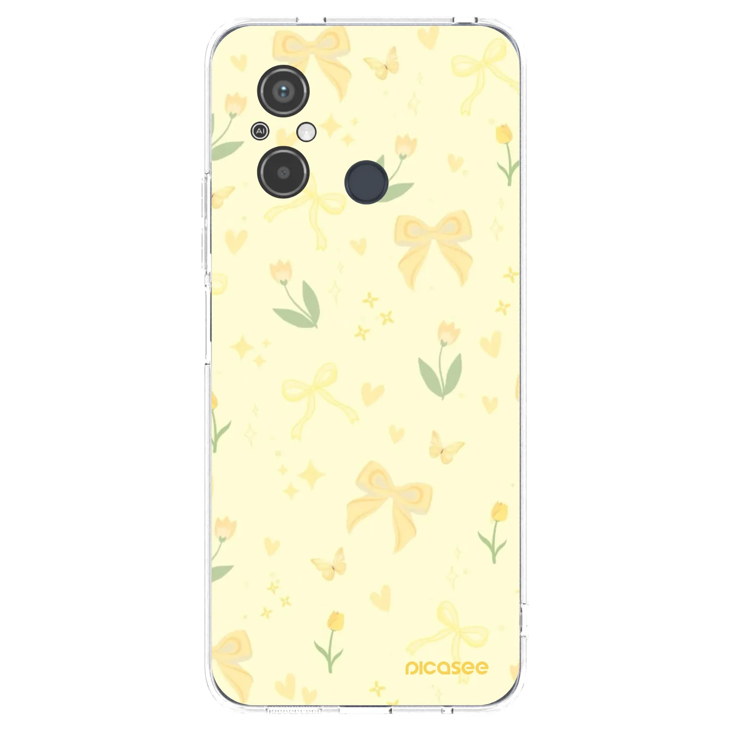 Picasee Xiaomi Redmi 12C Hülle - Transparentes Silikon - Honey Blossom