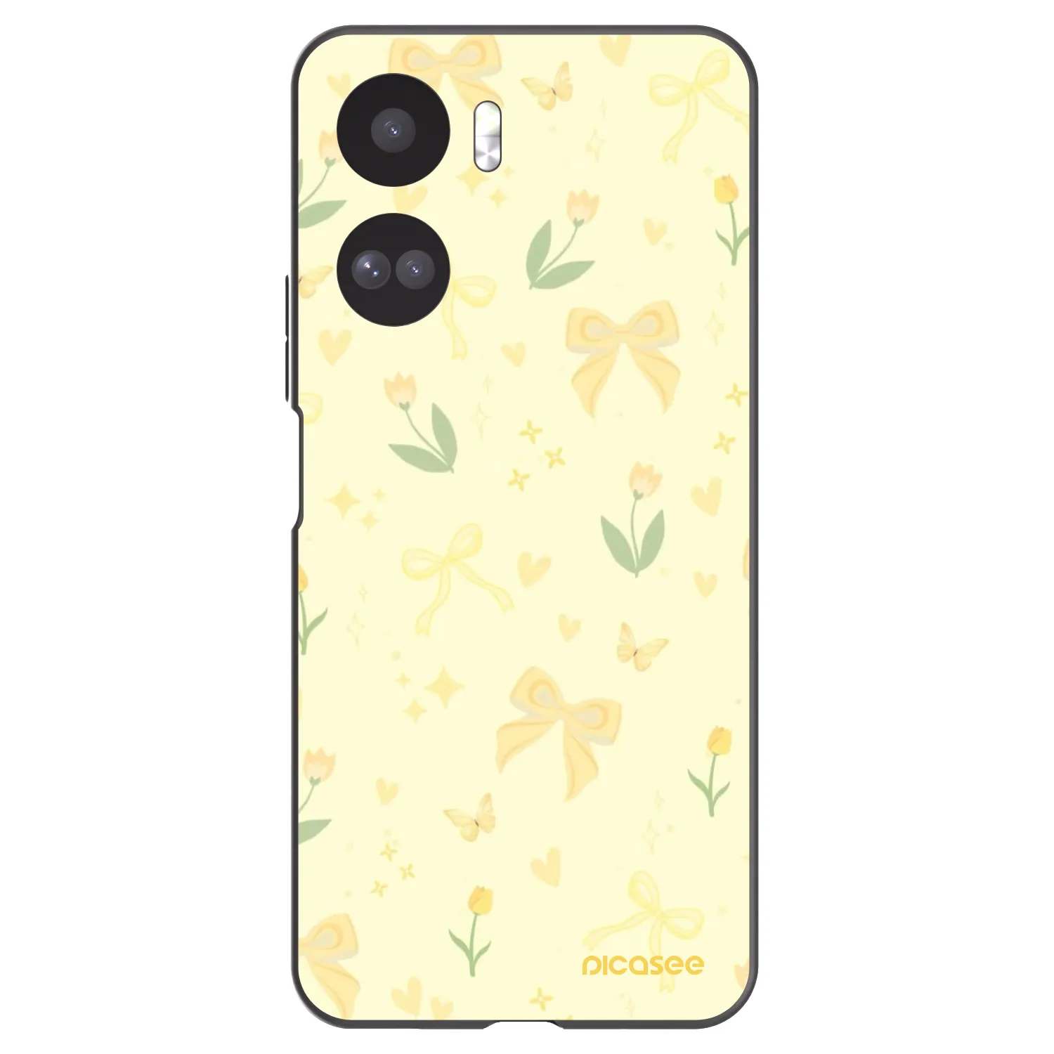 Picasee Honor 90 Lite 5G Hülle - Schwarzes Silikon - Honey Blossom
