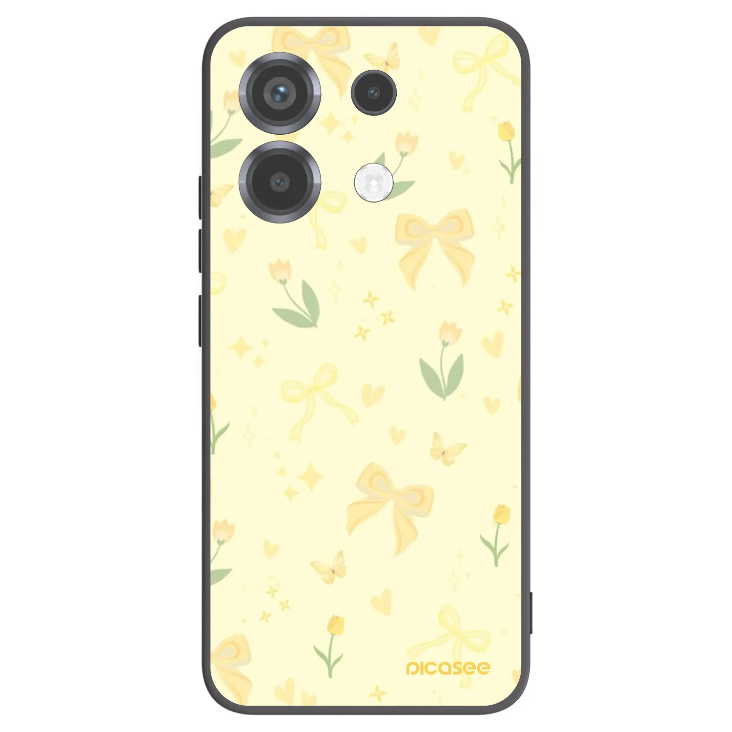 Picasee Xiaomi Poco X6 Hülle - Schwarzes Silikon - Honey Blossom